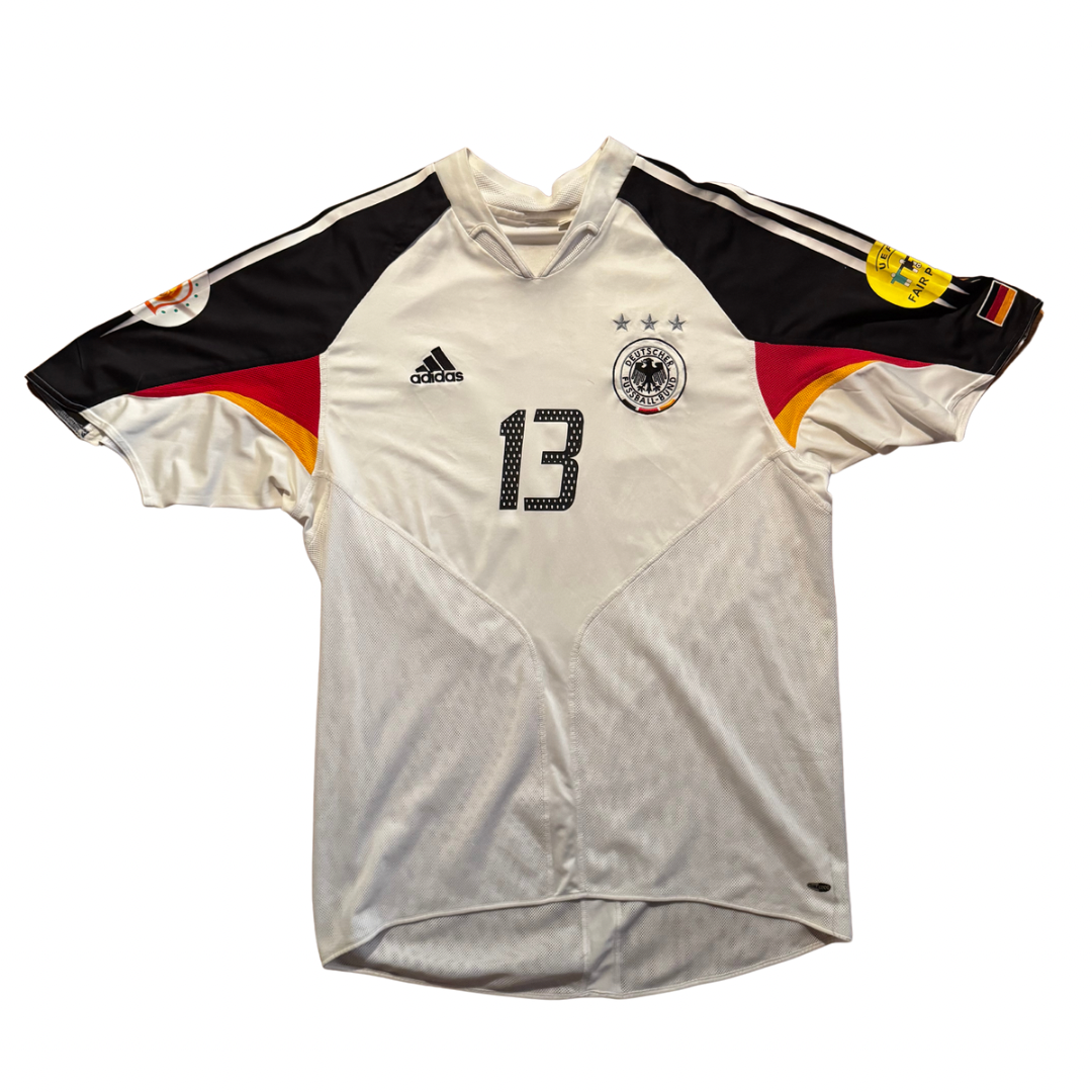 Germany Euro 2004 Michael Ballack home jersey Large