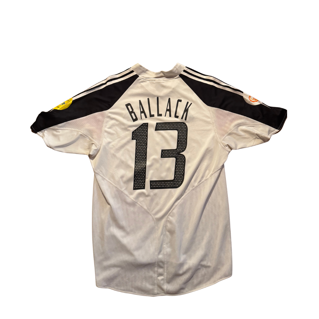 Germany Euro 2004 Michael Ballack home jersey Large