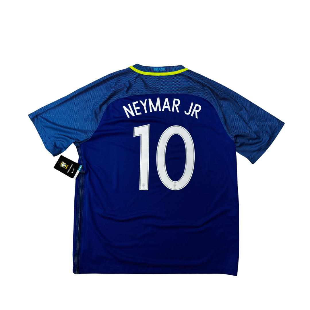 Brazil 2017/2018 Away Kit Neymar BNWT XL