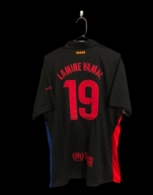 Barcelona 24/25 Away Jersey Black Lamine Yamal