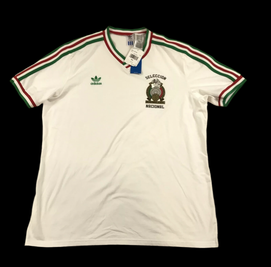 Mexico 1986 Retro White Jersey