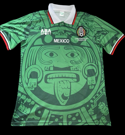 Mexico 1998 Retro Jersey fans version