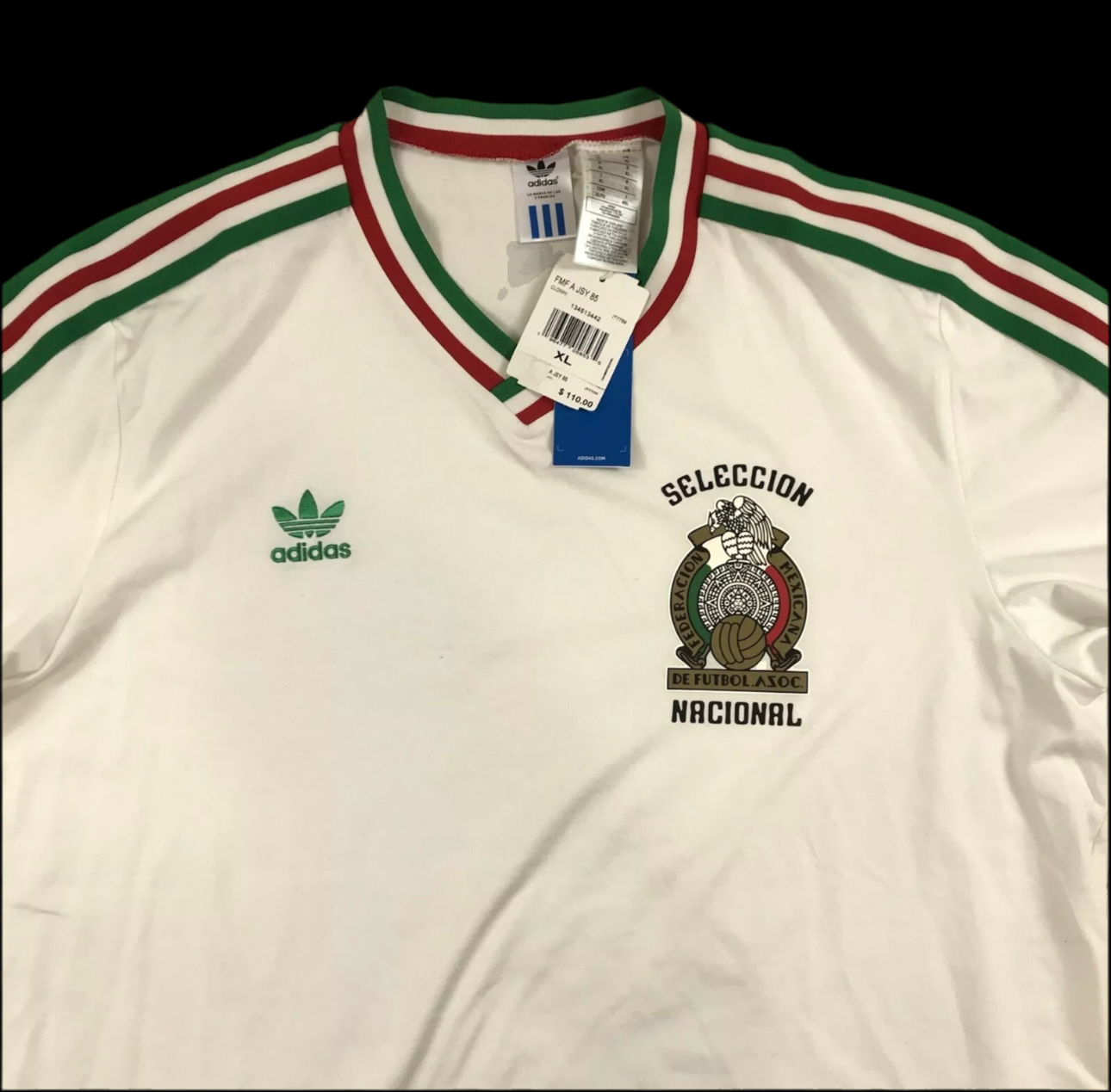 Mexico 1986 Retro White Jersey