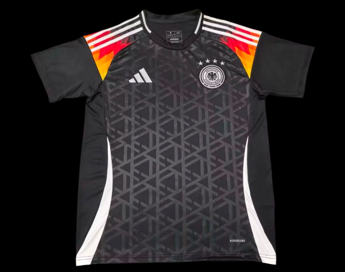 Germany 2024/2025 Away Black fan jersey