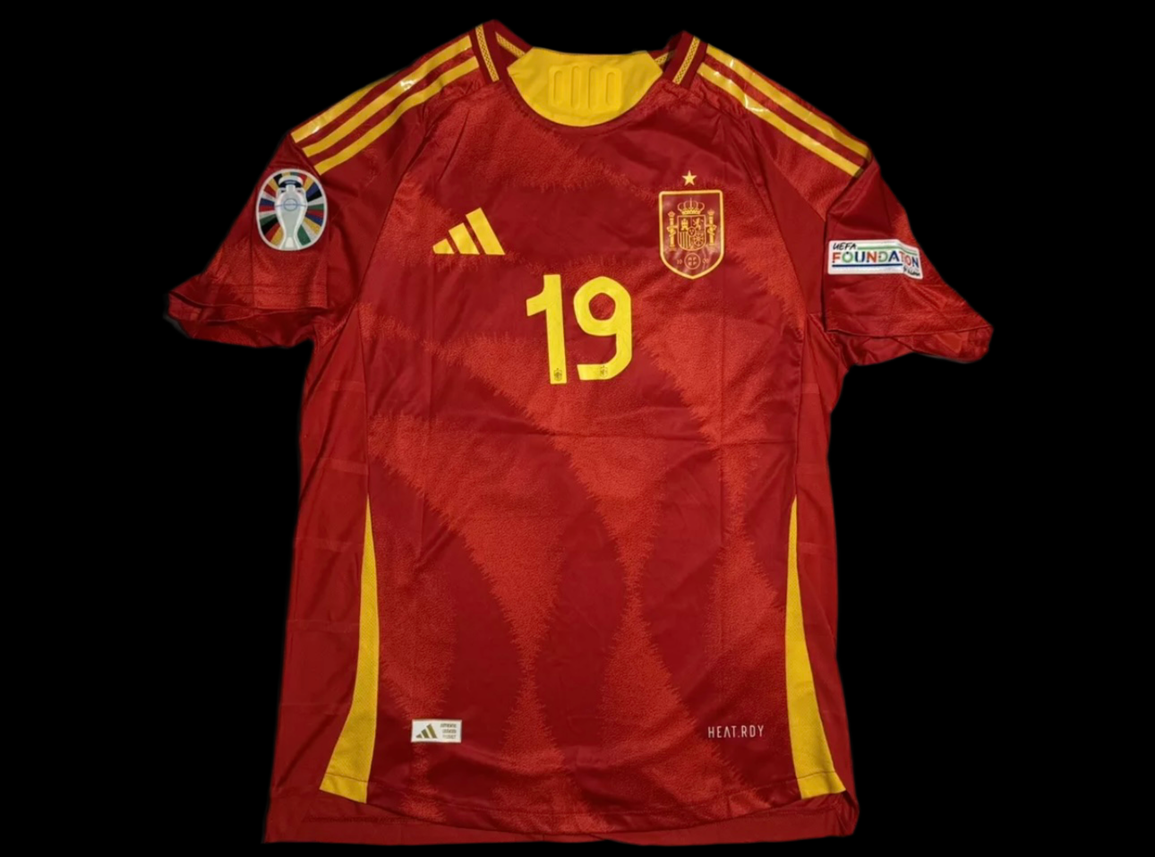 Lamine Yamal Spain Euro 2024 Jersey with patches