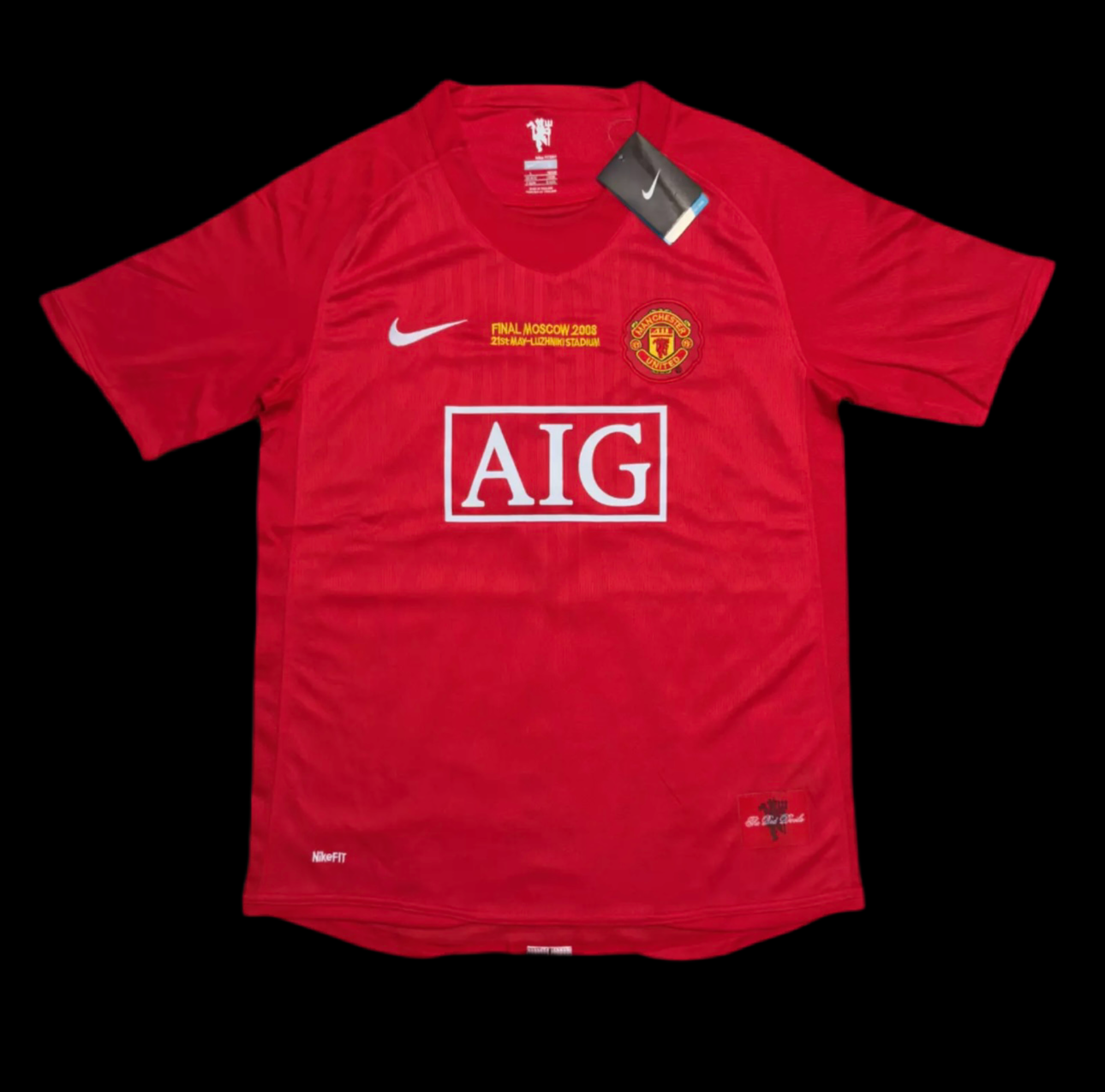 Retro 07/08 Manchester United Ronaldo Moscow final jersey