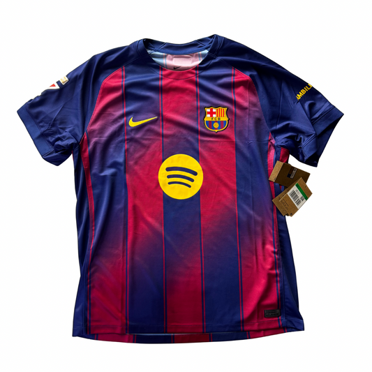 FC Barcelona 2025/26 Lamine Yamal home jersey fan version
