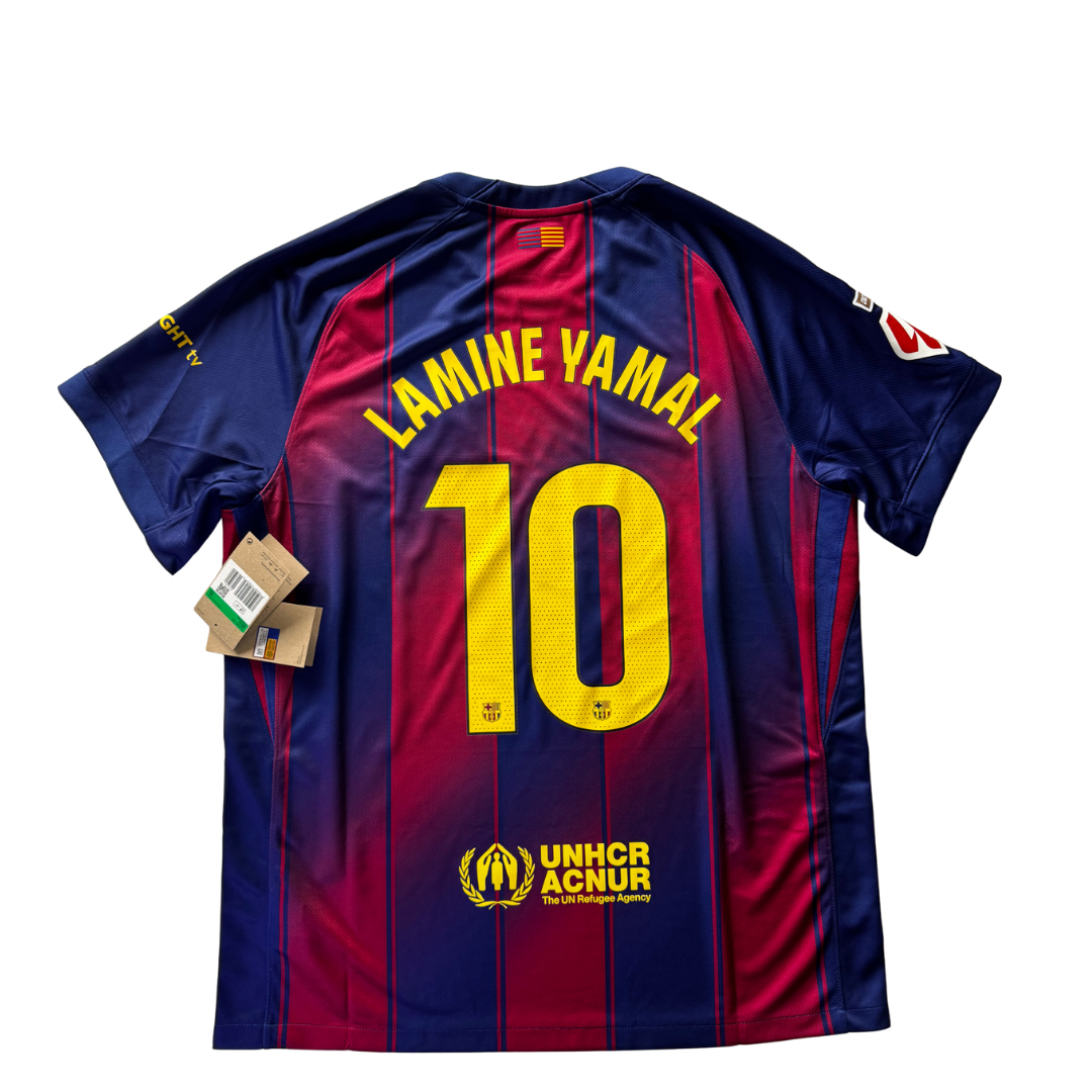 FC Barcelona 2025/26 Lamine Yamal home jersey fan version