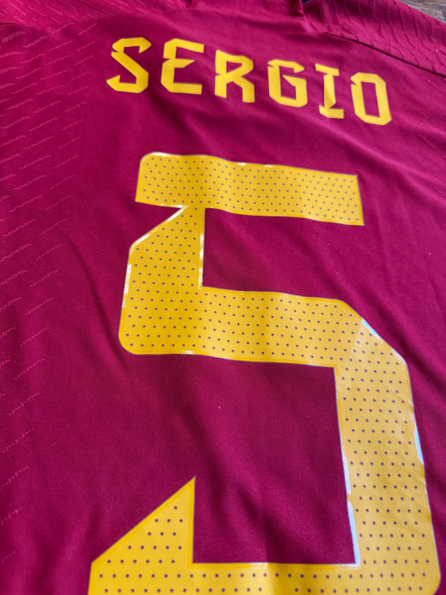 Spain 2022/2023 Home Jersey authentic Sergio Busquets #5 XL