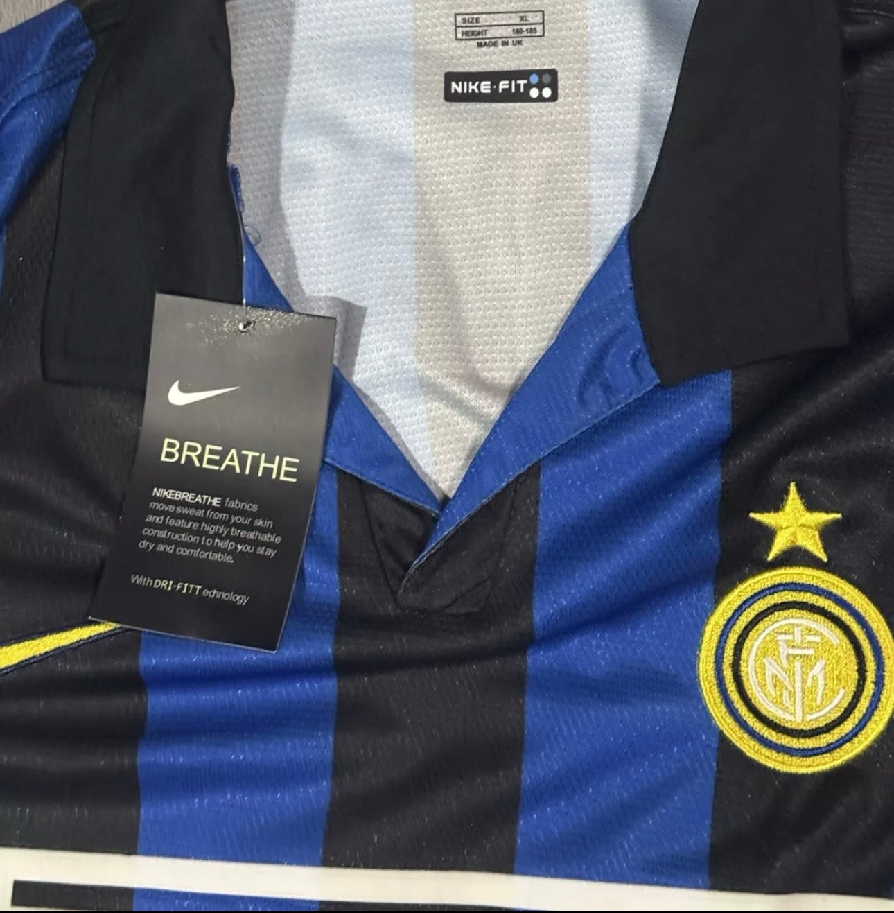 Inter Milan Adriano #10 retro kit