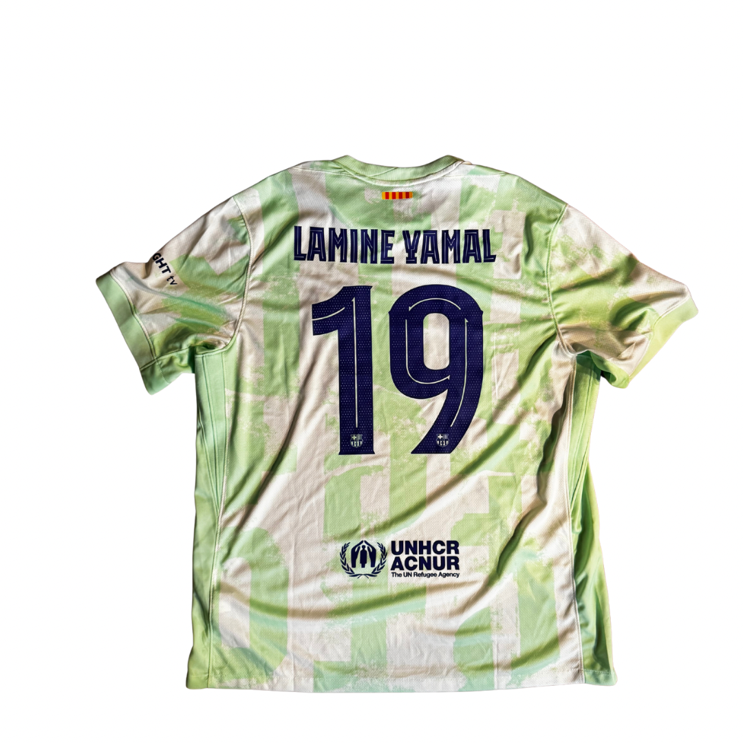 Barcelona 2024/25 3rd Jersey Lamine Yamal XL authentic Jersey