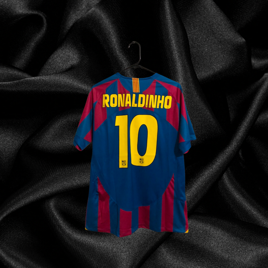 Barcelona 2006 Retro Ronaldinho Jersey