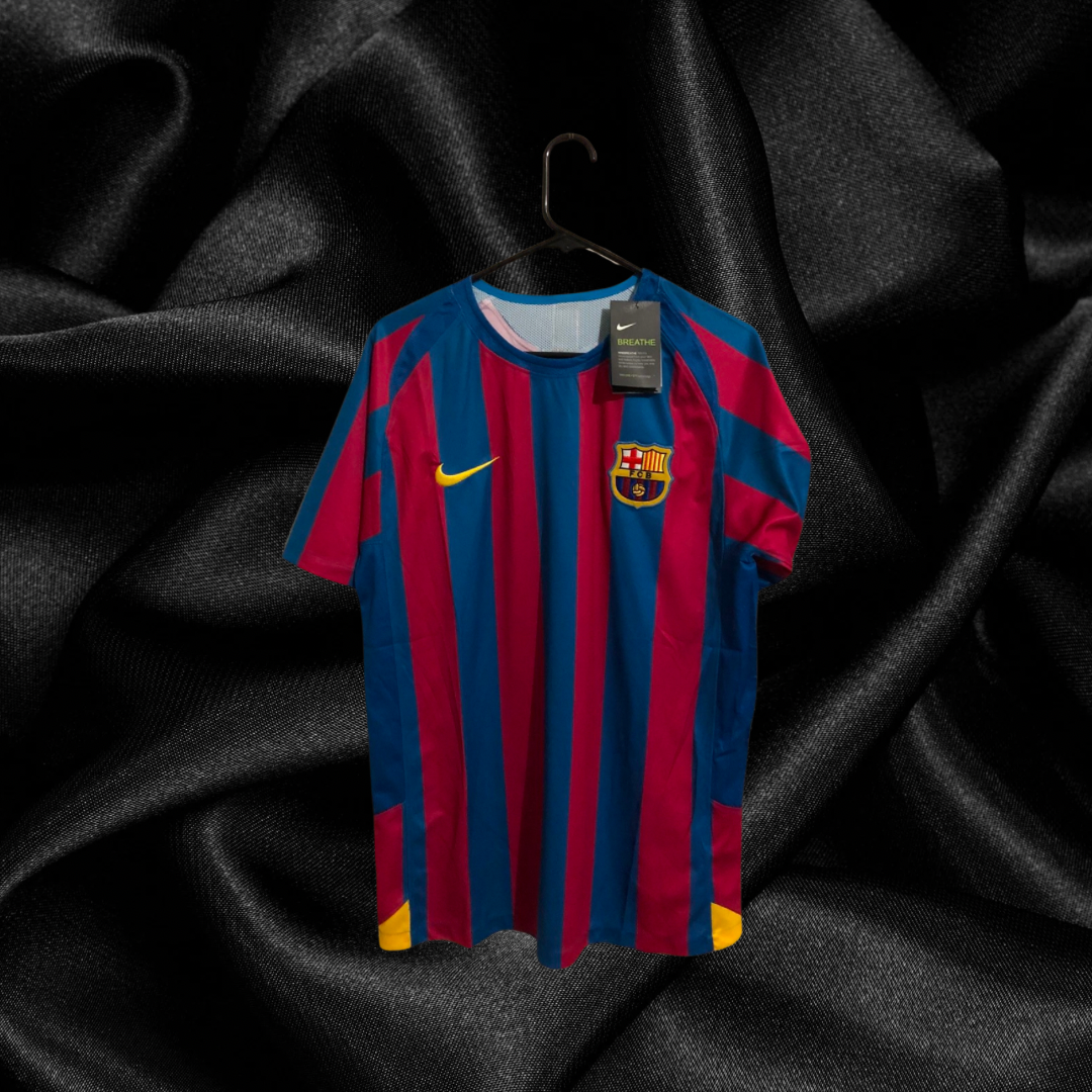 Barcelona 2006 Retro Ronaldinho Jersey